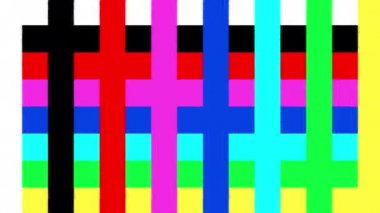  farklı televizyon ve video glitches ve eski TV yakalanan statik karışımı