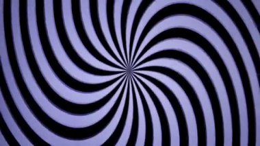 Hipnotik döngü ile retro televizyon yakın