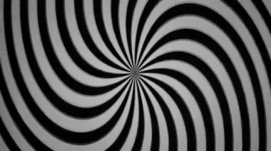 Hipnotik döngü ile retro televizyon yakın