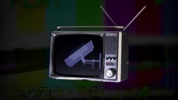 Πίνακας Τηλεχειρισμού Τηλεόρασης Προβολέα — Αρχείο Βίντεο