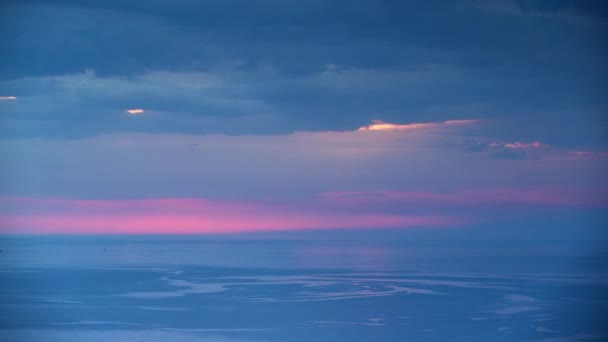 Vista Del Hermoso Amanecer San Pere Pescador Catalunya España — Vídeos de Stock