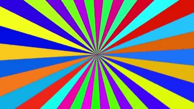 Hipnotik renkli sarmal döngü iplik