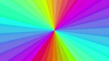 Hipnotik gökkuşağı sarmal döngü iplik