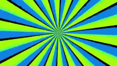 Hipnotik renkli sarmal döngü iplik