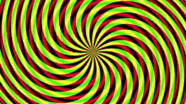 hipnotik soyut sarmal döngü iplik