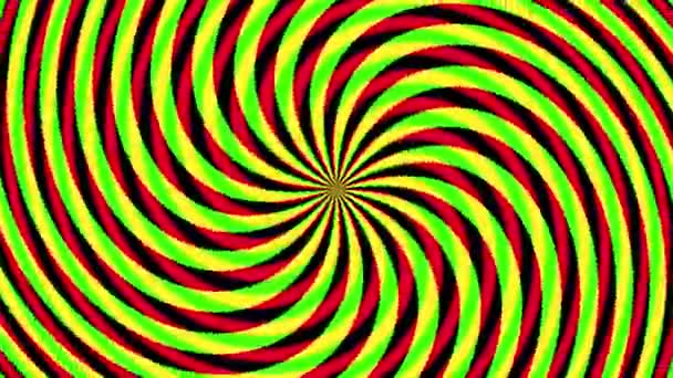 Tournant Boucle Spirale Abstraite Hypnotique — Video