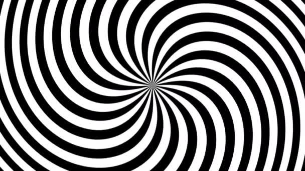 Spinnhypnotisch Abstrakte Spiralschleife — Stockvideo