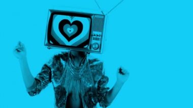 Televizyon başı olarak kadınla dans, Tv programları soyutlama kalp