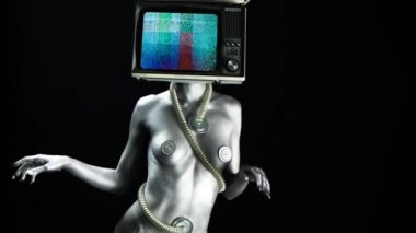 Başı olarak televizyon çıplak kadınla dans, Tv programları girişim