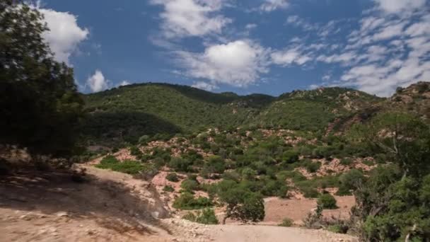 Pov Disparado Desde Una Cámara Conectada Parte Delantera Vehículo Todoterreno — Vídeos de Stock