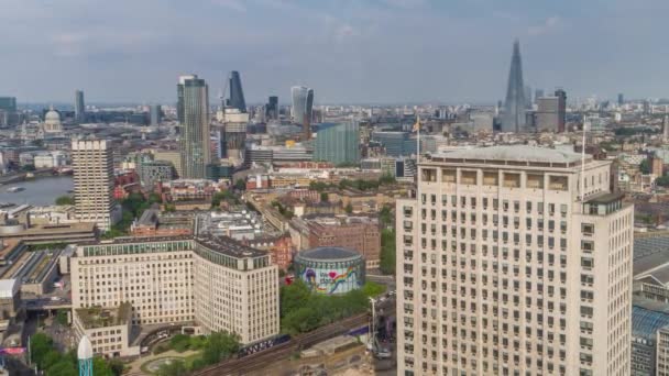 Yüksek Noktadan Londra Manzarası — Stok video