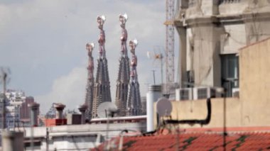 Barselona şehrinin manzarası