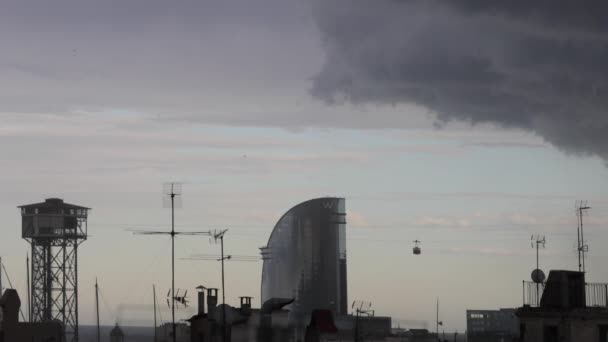 Centrale Électrique Industrielle Dans Ville — Video