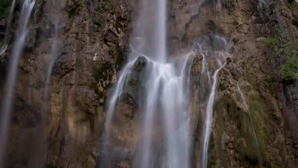 Timelapse Plitvice Lakes National Park Croatia — Stock Video