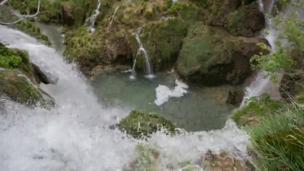 Timelapse Parque Nacional Dos Lagos Plitvice Croácia — Vídeo de Stock