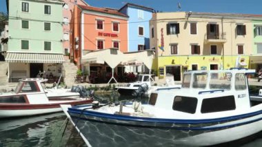 Balık tutma kasaba, Veli Losinj Cres Island of, Hırvatistan