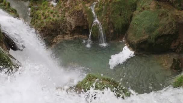 Naturwunder Des Nationalparks Plitvicer Seen Kroatien — Stockvideo