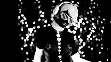 UV neon disko seksi kadın cyber oyuncak robot elektronik oyuncak parlayan