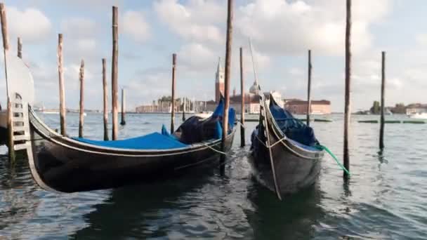 Skott Venedigs Canal City — Stockvideo