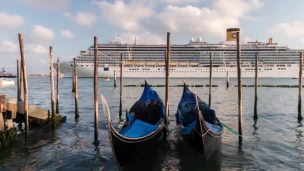 Tiros Ciudad Canal Venecia — Vídeos de Stock