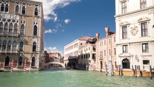 Aufnahmen Der Kanalstadt Venedig — Stockvideo