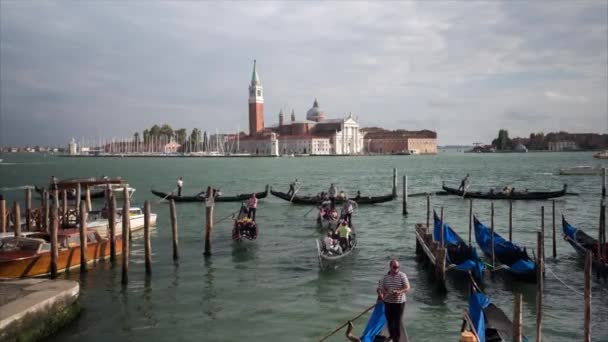 Aufnahmen Der Kanalstadt Venedig — Stockvideo