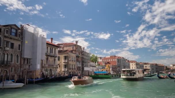 Tiros Ciudad Canal Venecia — Vídeos de Stock