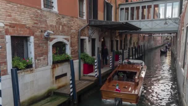 Shots Canal Famous City Venice — Stock Video
