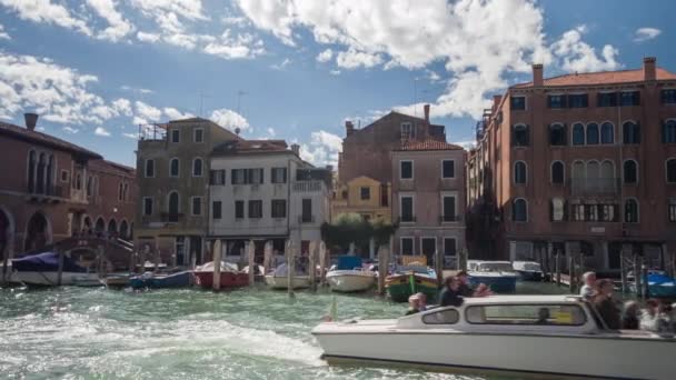 Strzały Kanał Wenecji — Wideo stockowe