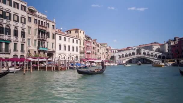 Aufnahmen Der Kanalstadt Venedig — Stockvideo