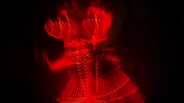 Belle Danseuse Sexy Dans Corset Lumière Led Incroyable — Video