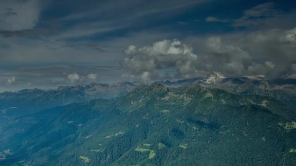 Zeitraffer Der Atemberaubenden Dolomiten Den Italienischen Alpen — Stockvideo