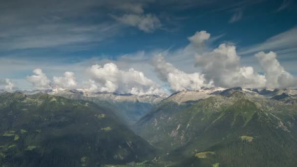 Timelapse Van Fantastische Bergen Van Dolomieten Italiaanse Alpen — Stockvideo