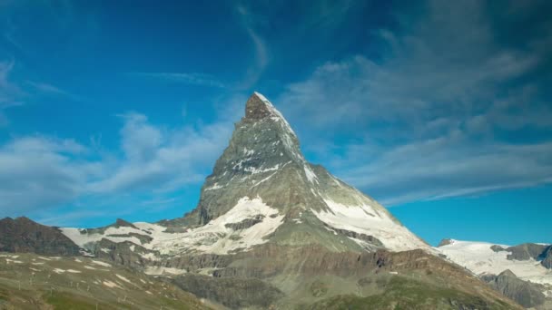 Matterhorn mountain sunrise — Stockvideo