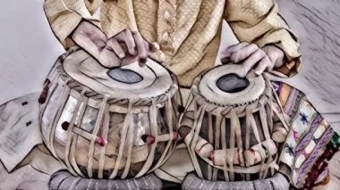 İnanılmaz Hint perküsyon müzisyeni sahne alıyor.