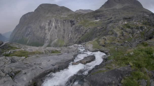 Paesaggio Montano Con Rocce Montagne — Video Stock