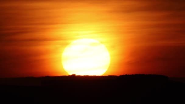 Prachtige Zonsondergang Zee Galicië Spanje — Stockvideo