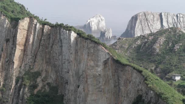 Εκπληκτική Θέα Στην Παραλία Silencio Στις Αστούριες Της Ισπανίας Τέλεια — Αρχείο Βίντεο