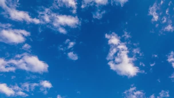 Timelapse Nubes Blancas Movimiento Cielo — Vídeos de Stock