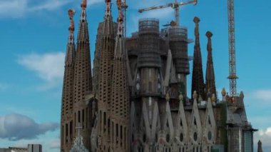 Barselona şehrinin manzarası