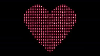 Kadın dudak kalp şeklinde farklı görüntü dizisi