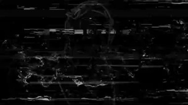 Gaz maskesi ve kulaklık ile dans seksi kadın 