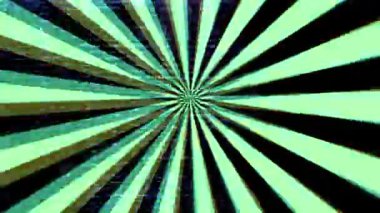 dönen hipnotik soyut spiral döngü video bozulması ve arıza efektleri