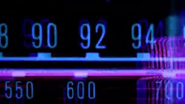 Renkli neon ışığı ile soyut arkaplan.