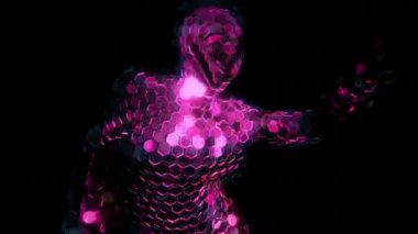 Disko kıyafetli kişinin videosu