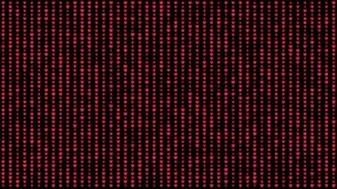 Siyah arka plan üzerinde küçük kalpler ile ızgara desen