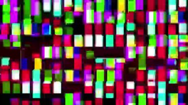 Led ışıklarla soyut renkli desen