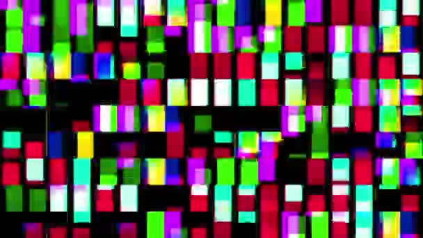 Modèle coloré abstrait avec des lumières LED 