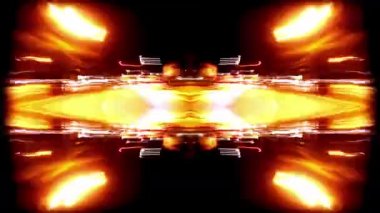 Aynalı etkisi ile yoğun yolda sürüş Timelapse görüntüleri