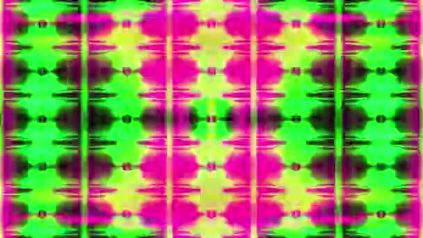 Abstract Background Colorful Kaleidoscope Pattern — Stock Video